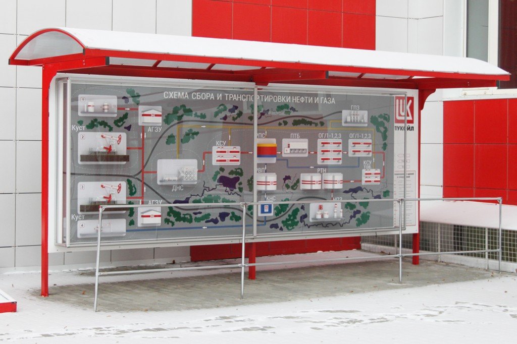 Стенд Лукойл