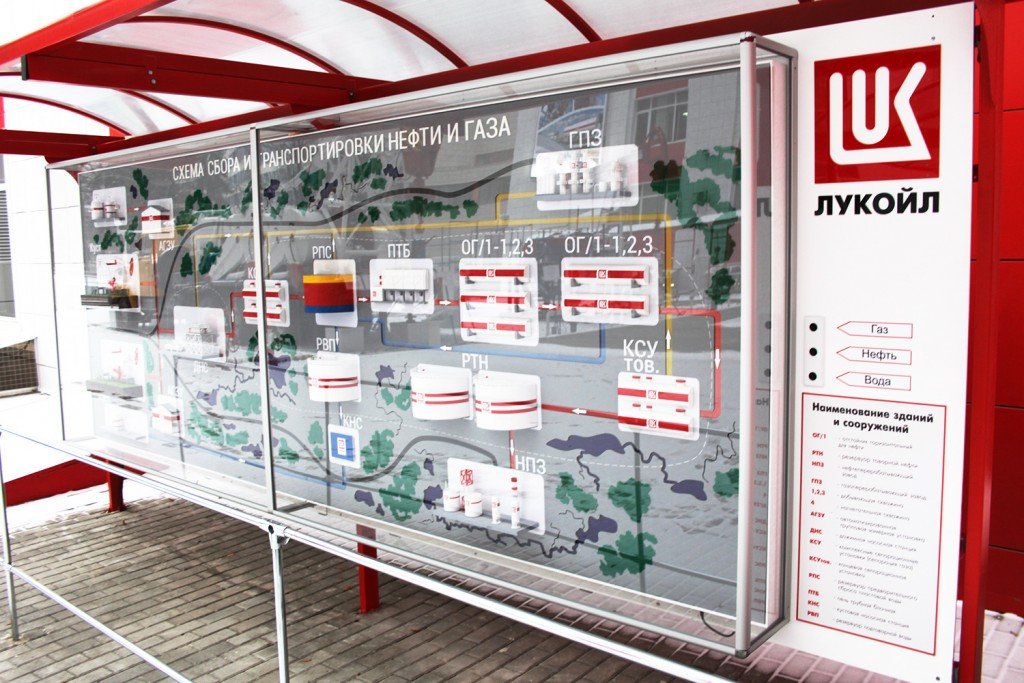 Стенд Лукойл