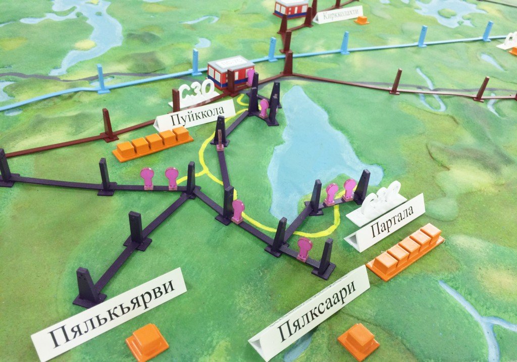 Макет Сортавальского района, республики Карелия.