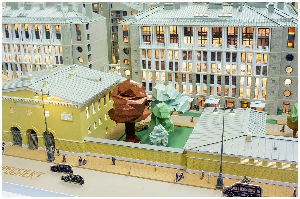 Макет ЖК "Московский 65"