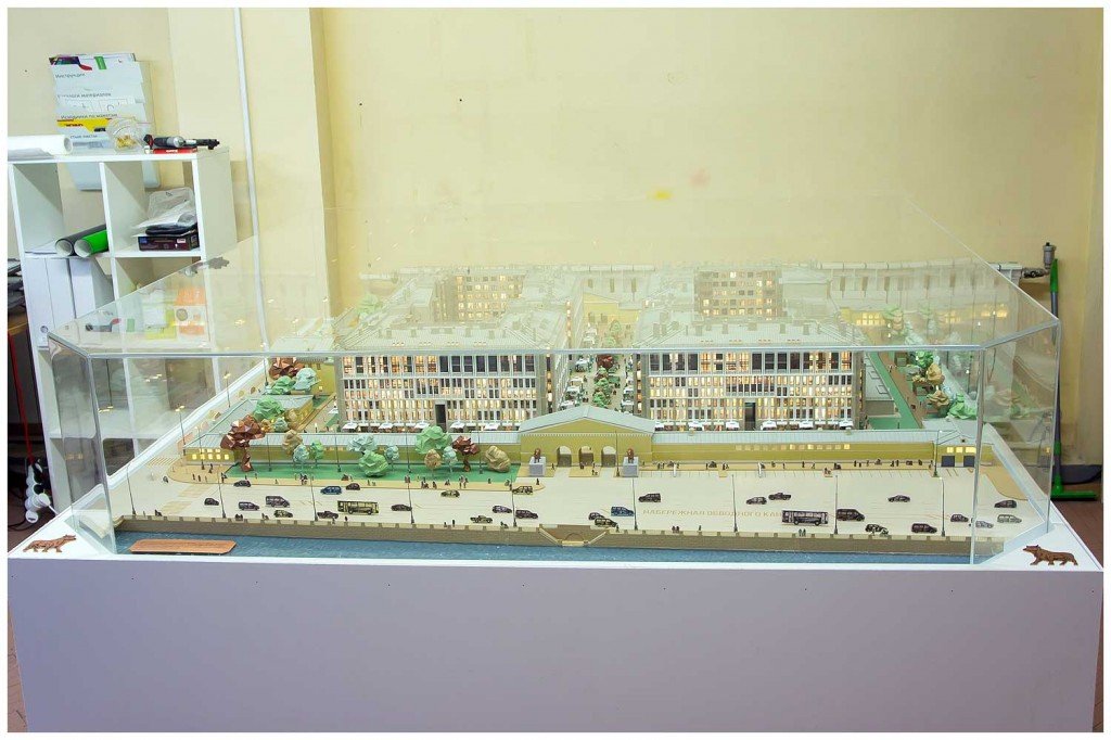 Макет ЖК "Московский 65"