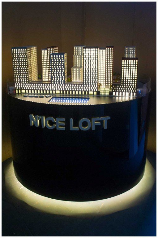 Макет ЖК N'ICE LOFT
