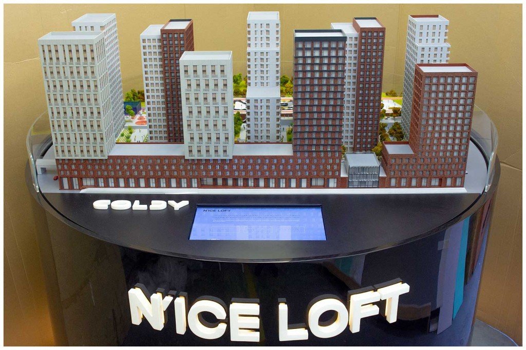 Макет ЖК N'ICE LOFT