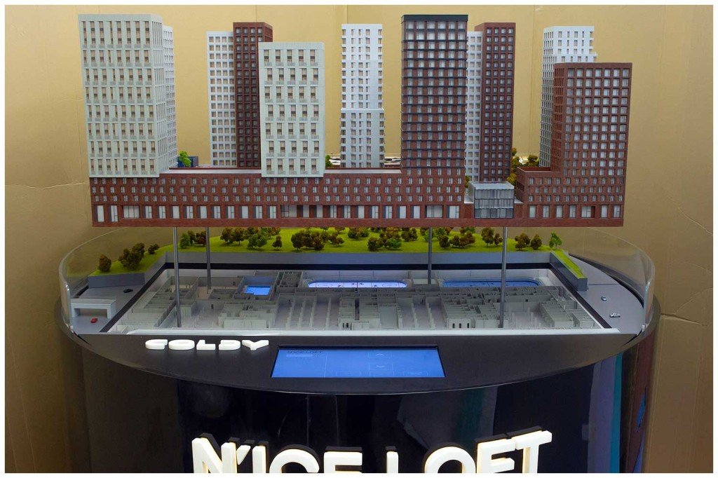 Макет ЖК N'ICE LOFT