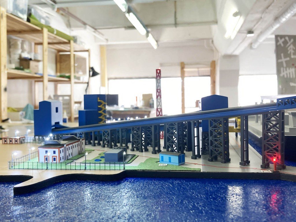 Макет порта в Вистино