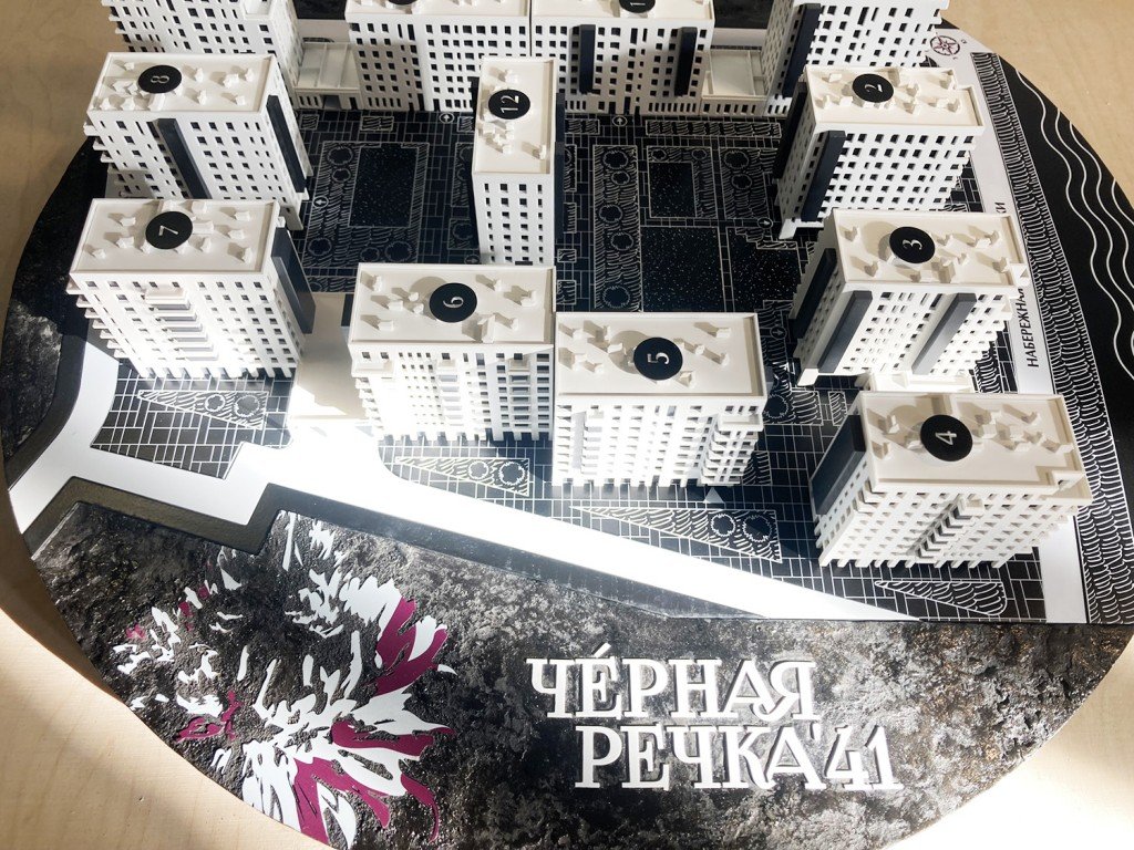 Мини-макеты ЖК "Черная речка 41"