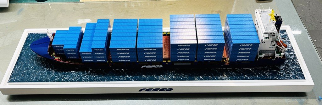 Макет судна FESCO Ольга и FESCO Татарстан