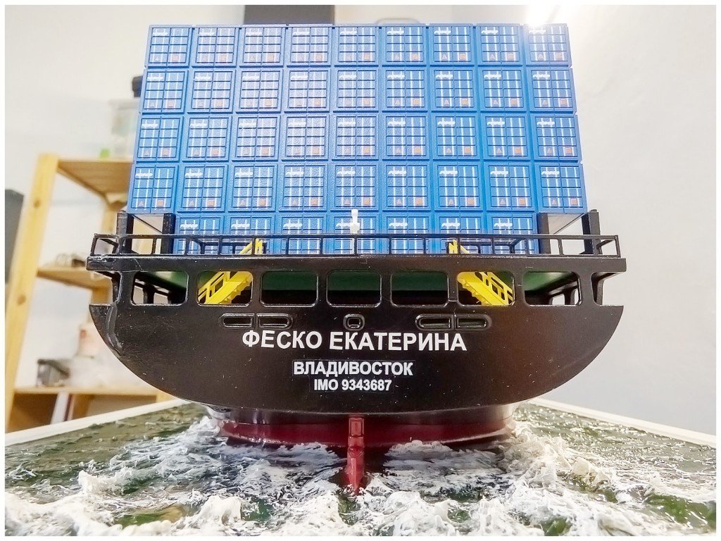 Макет судна FESCO Екатерина и FESCO Ольга