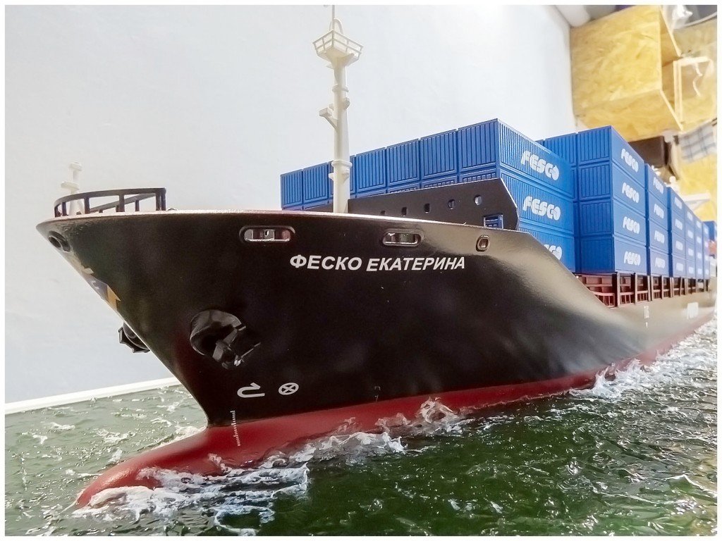 Макет судна FESCO Екатерина и FESCO Ольга