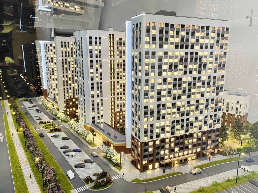 Макет ЖК "Речной парк"