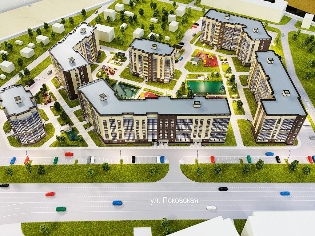 Макет ЖК Юннатов